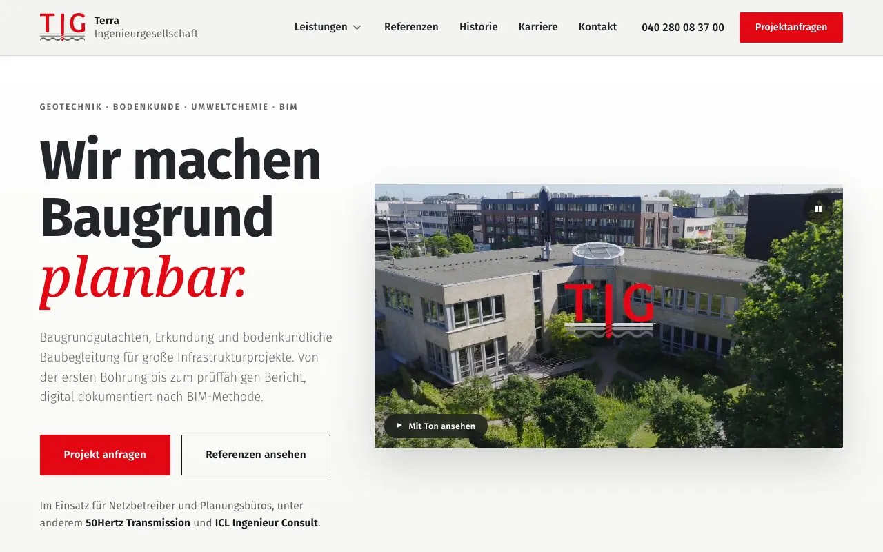terra-ing.de homepage