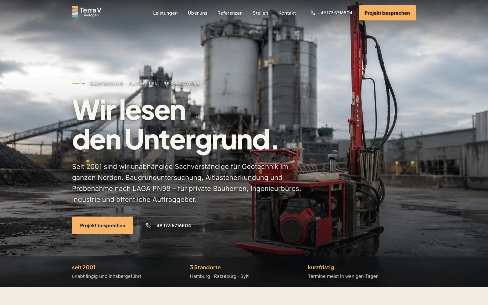 terrav.de homepage
